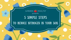 reduce nitrogen in soil
